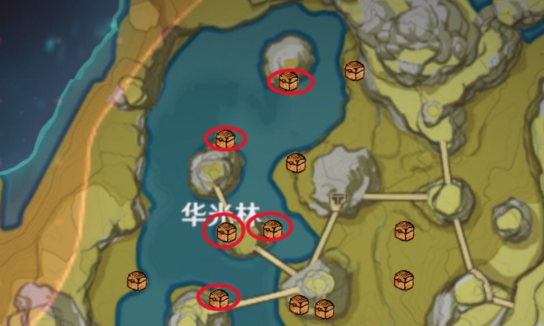 原神逐月符位置分布一览
